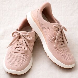 Kizik HandsFree Blush Knit Sneakers • Effortless Slip-On Comfort